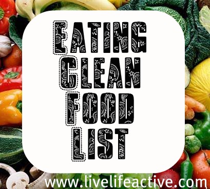 Eating Clean Food List