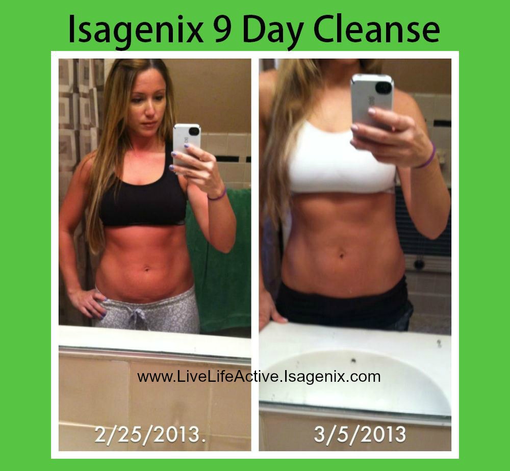 Isagenix Before And After 9 Day Cleanse