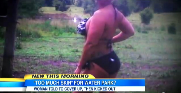 Mom Kicked Out Of Water Park For Wearing A Bikini.