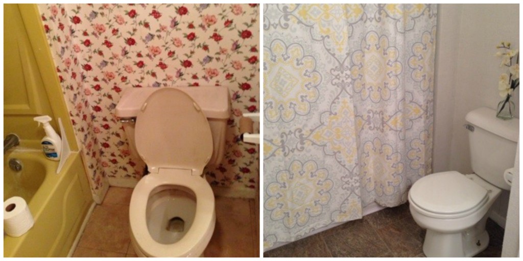bathroom makeover before and after 2