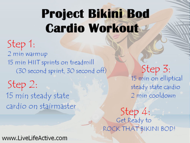 Live Life Active Bikini Bod Cardio Workout