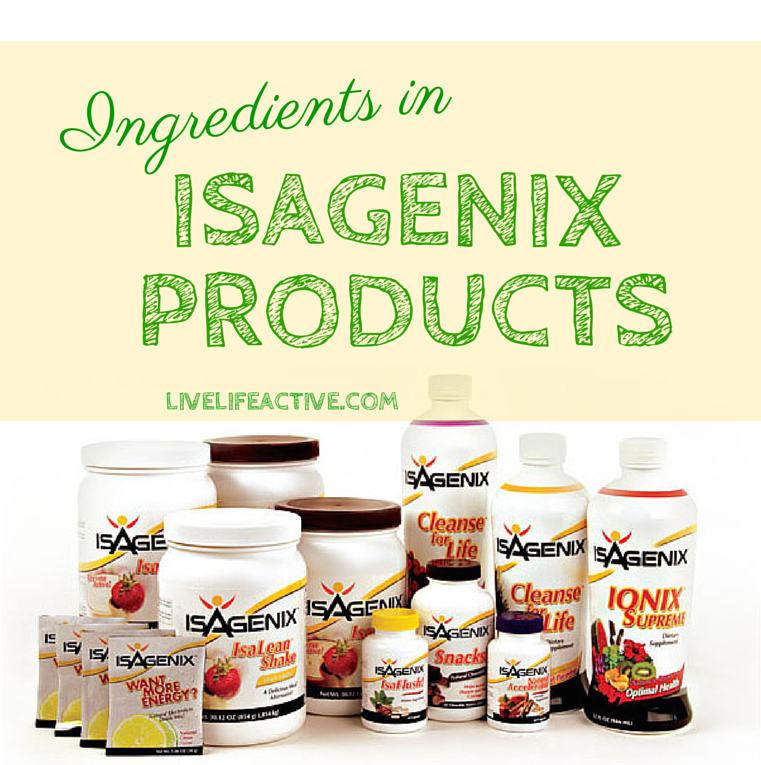 Isagenix Ingredients