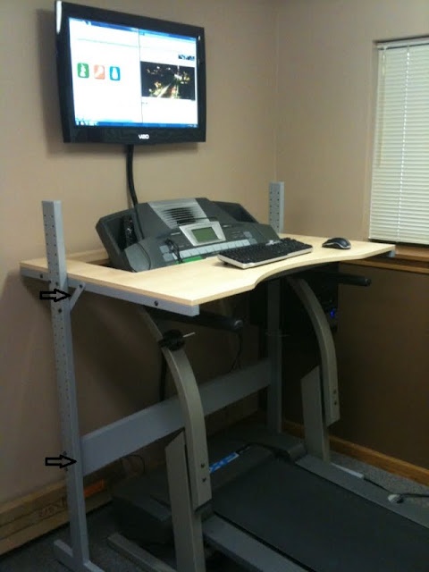 How To Build A Treadmill Desk Live Life Active Fitness Blog
