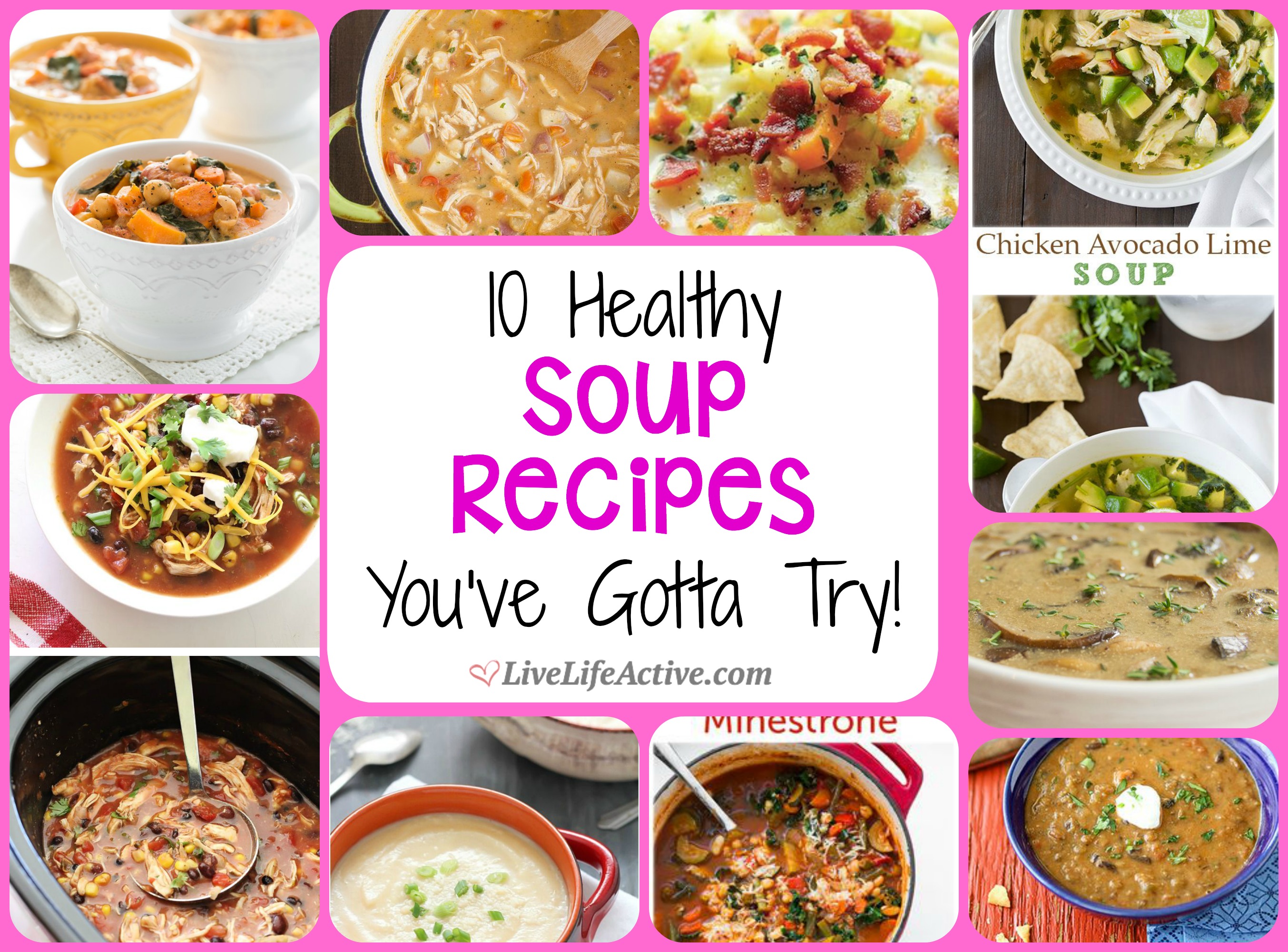 10 Healthy Soup Recipes