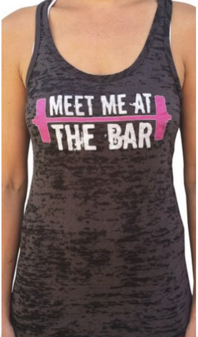 Meet Me At The Bar funny workout tank