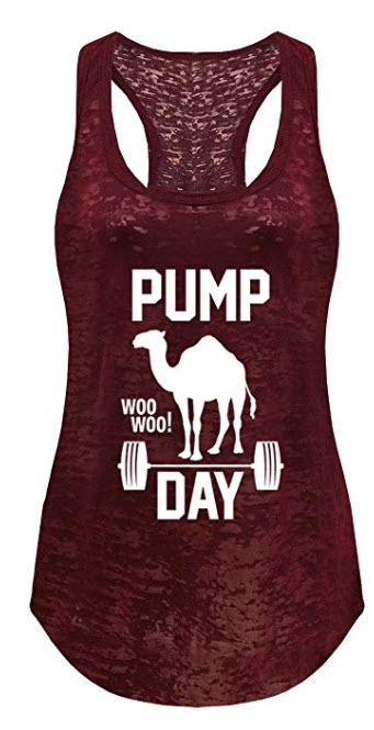 funny workout tank pump day