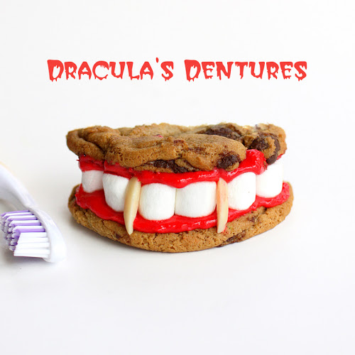 Dracula dentures halloween treat