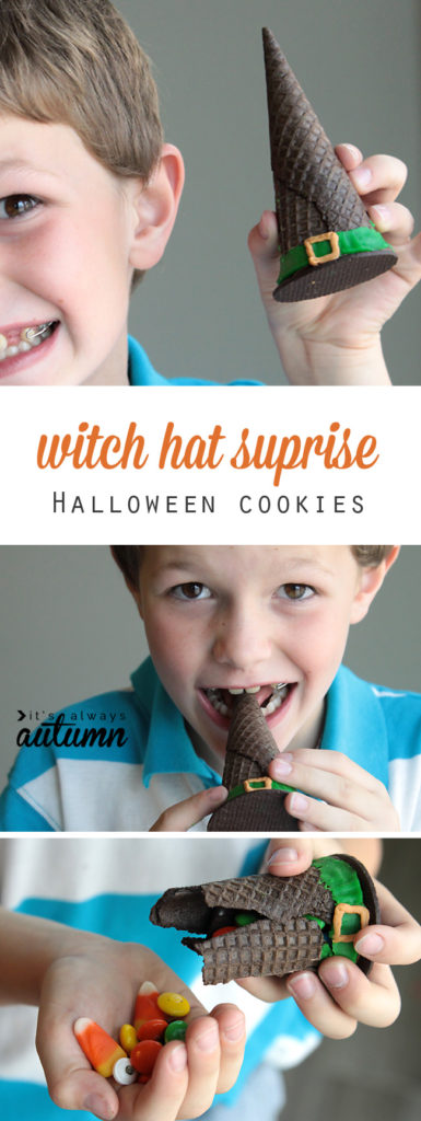 witch hat surprise halloween treats