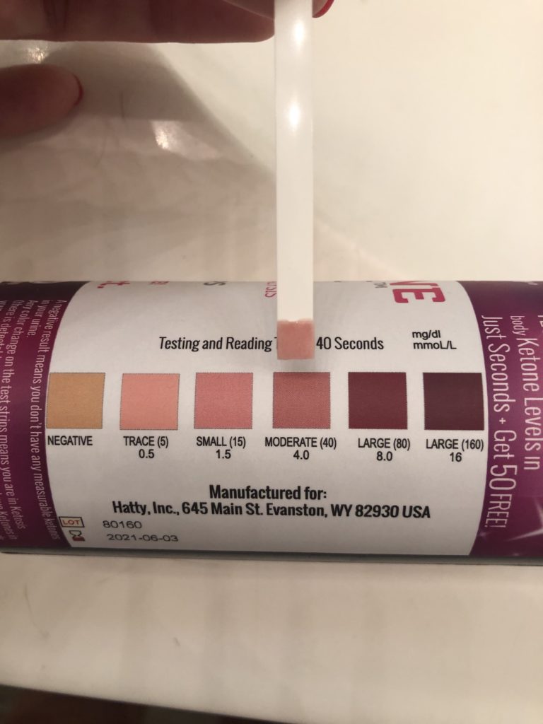 keto urine test moderate results ketosis 4.0