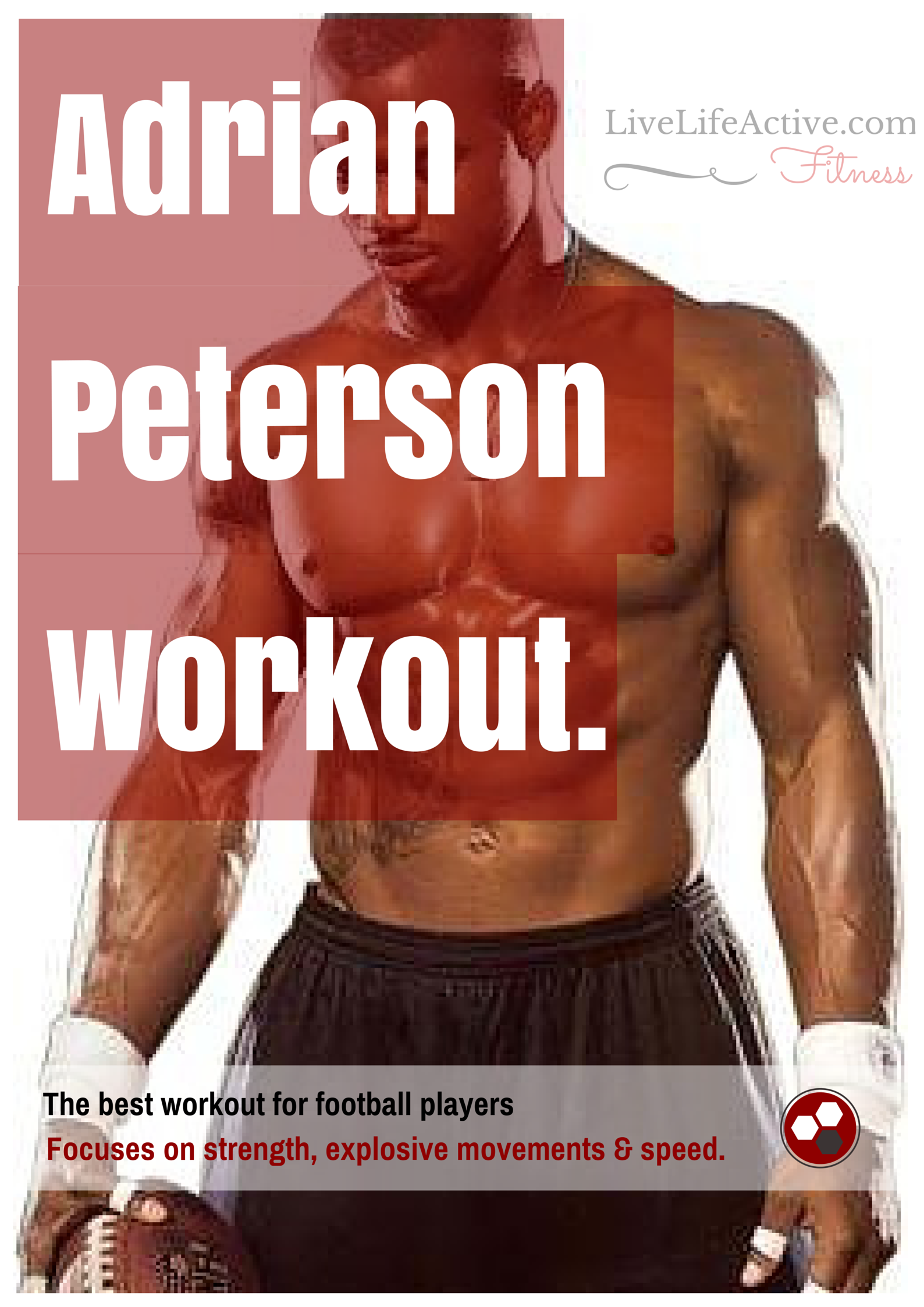 Adrian Peterson Workout Football Workout Live Life Active