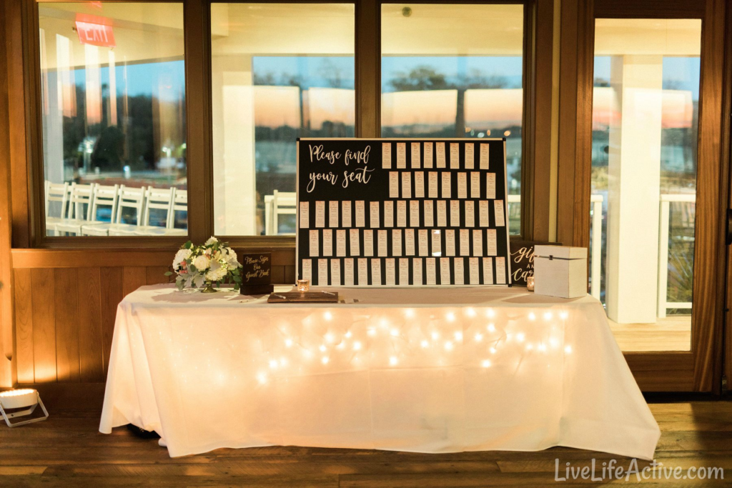 Wedding Place Cards Magnetic Board DIY Seating Chart
